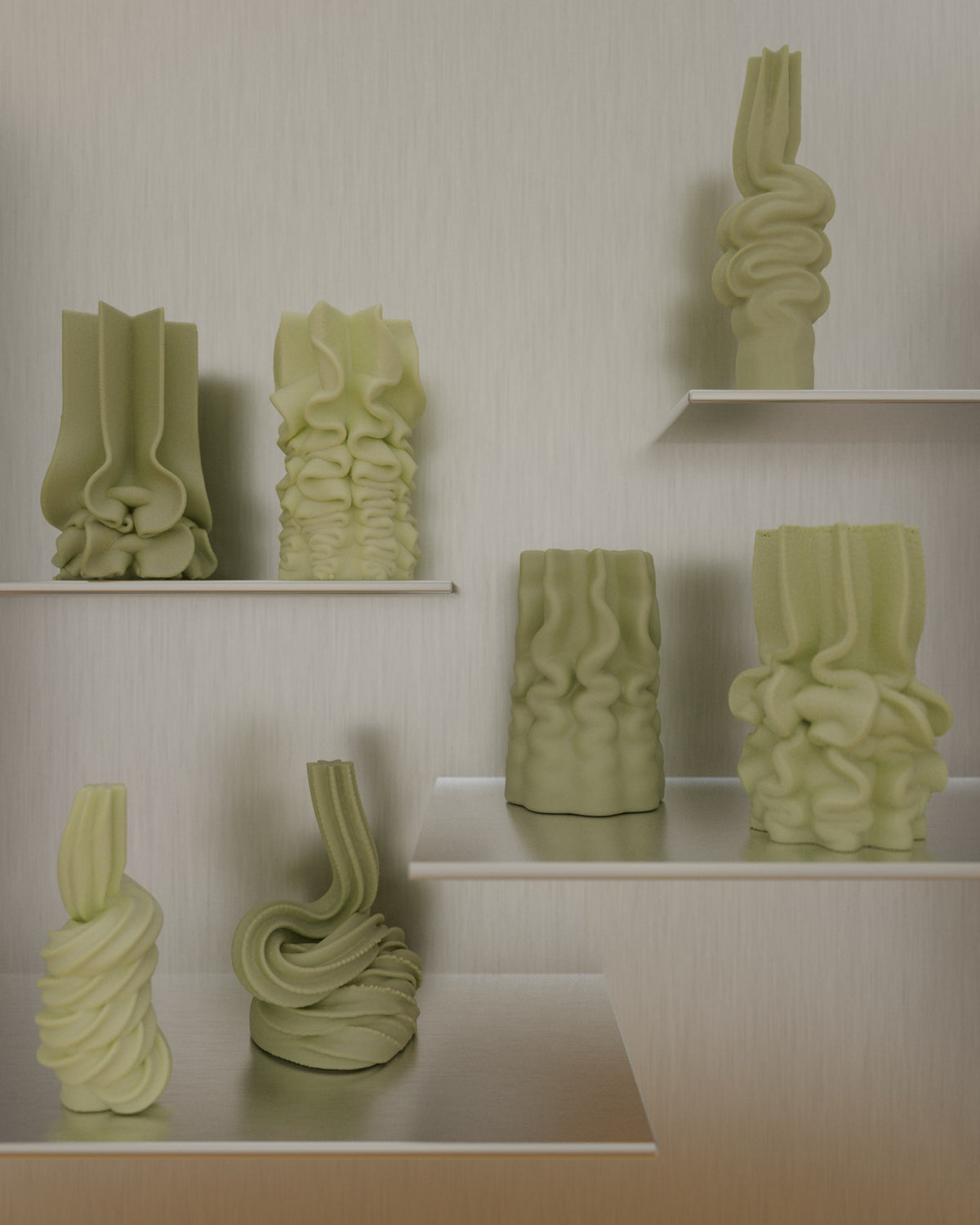 Soft Serve candles in the Completedworks showroom