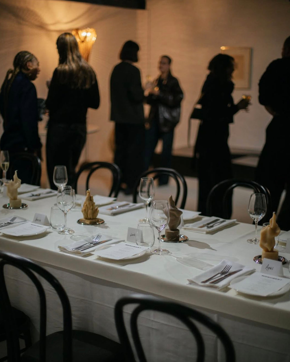 Monument Gallery opening dinner, London