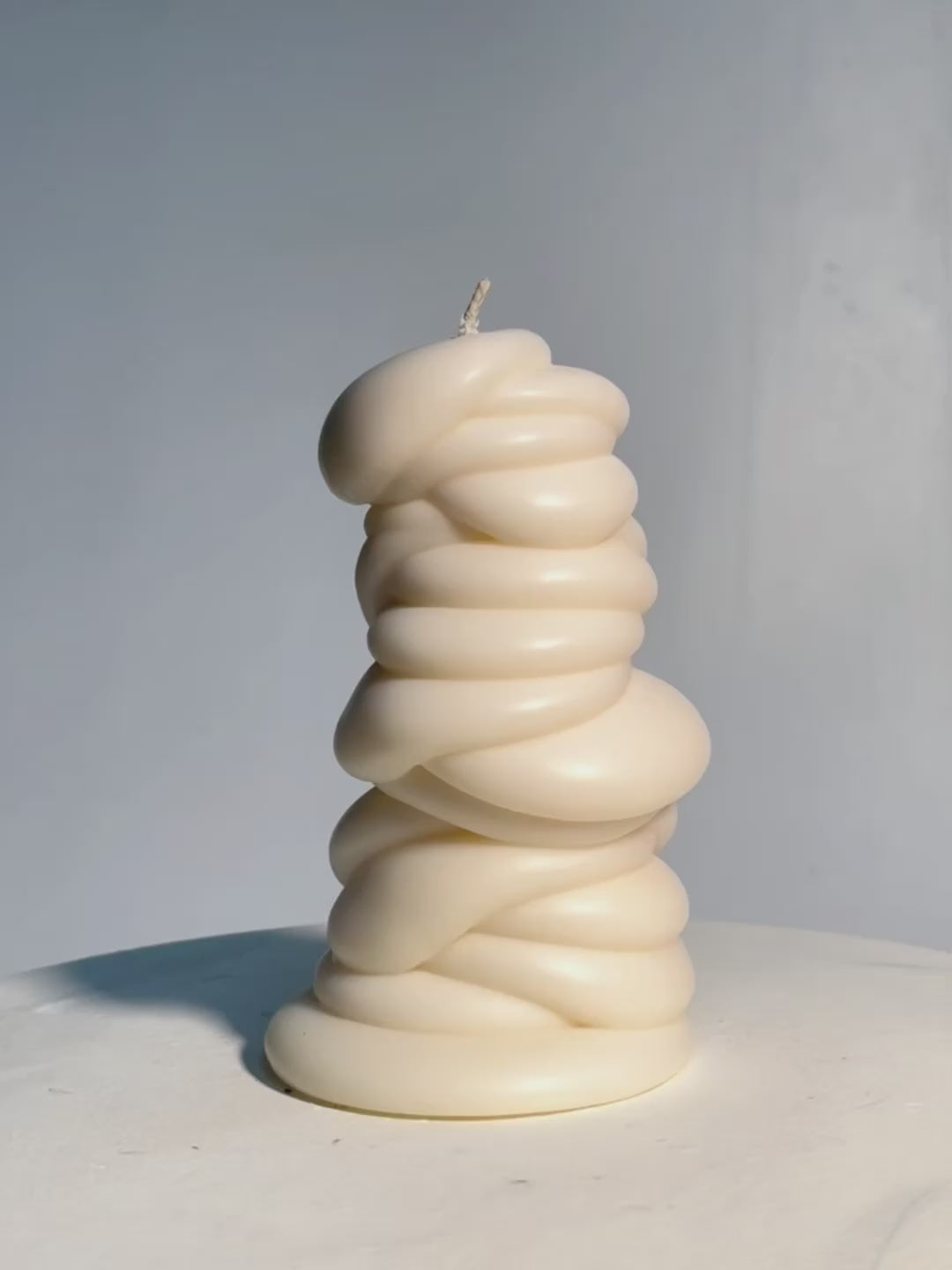 Video of the Drip sculptural candle by Post Objects