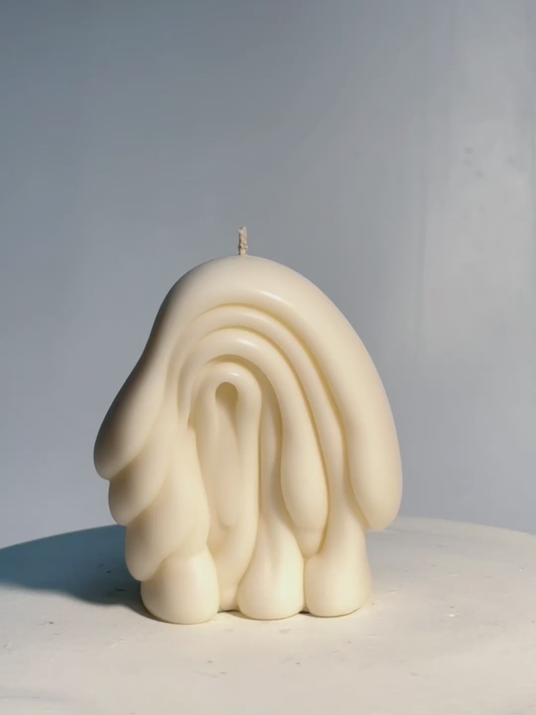 Video of the Fold sculptural candle by Post Objects